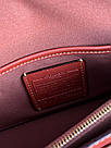 Жіноча сумка Коуч коричнева Coach Brown Tabby Red/Beige Shoulder Bag In Signature, фото 5