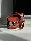 Жіноча сумка Коуч коричнева Coach Brown Tabby Messenger In Signature Canvas, фото 8