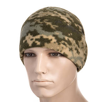 Шапка флісова зимова ЗСУ MM14 «піксель», — тактична, до −20 °C, фото 1