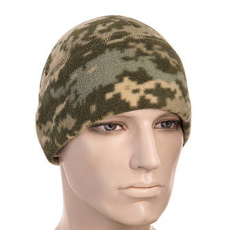 Шапка флісова зимова ЗСУ MM14 «піксель», — тактична, до −20 °C, фото 2