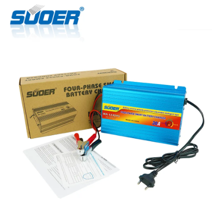 Автомобільний зарядний пристрій для акумулятора Suoer MA-1230AS 12V 30A, фото 1