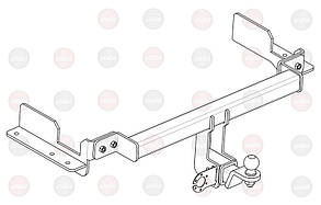 Фаркоп Ssang Yong Kyron (2005-)(Фаркоп Ссанг Йонг Кайрон)VasTol