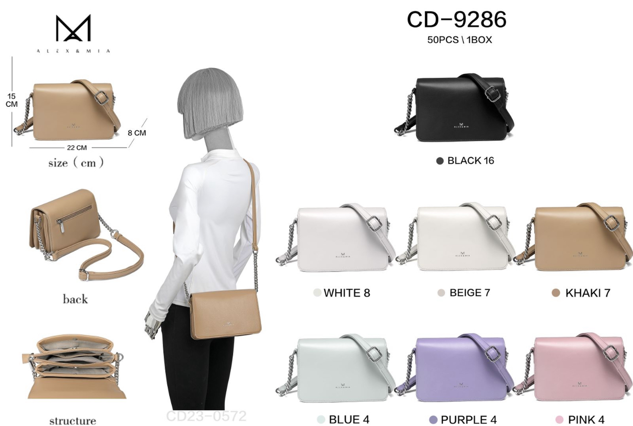 Жіноча стильна сумочка Alex&Mia (гуртом/роздріб)