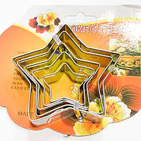 Набір вирубок для пряників Зірки №1, 5 шт