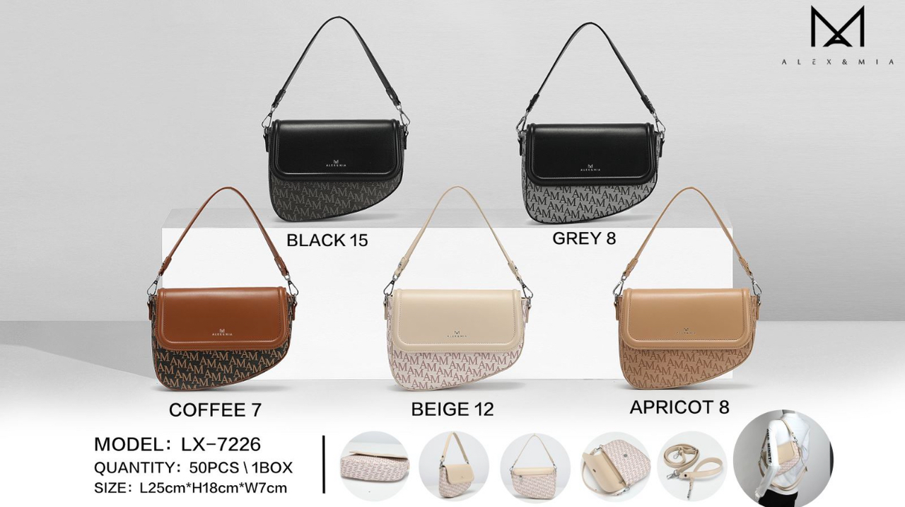 Жіноча стильна сумочка Alex&Mia (гуртом/роздріб)