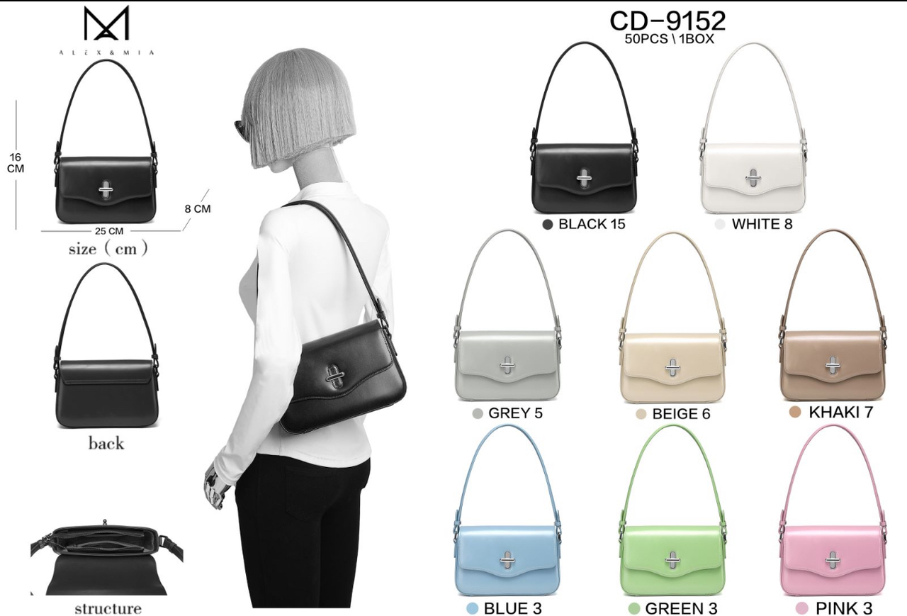 Жіноча стильна сумочка Alex&Mia (гуртом/роздріб)
