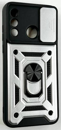 PC + TPU чохол Camshield Armor для ZTE Blade A53 / сріблястий, фото 1