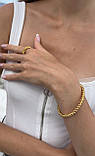 Cartier кільце та браслет із ЗУБЧИКАМИ / Cartier набір/  Красива подарункова упаковка - коробочка з оксамитом та пакет, фото 5