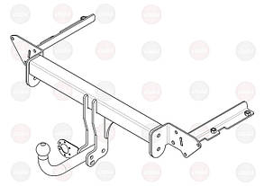 Фаркоп Subaru Legacy Outback (2003-2009)(Фаркоп Субару Легасі Аутбек)VasTol