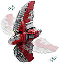 LEGO Конструктор Star Wars™ Шатл джедаїв T-6 Асоки Тано, фото 4