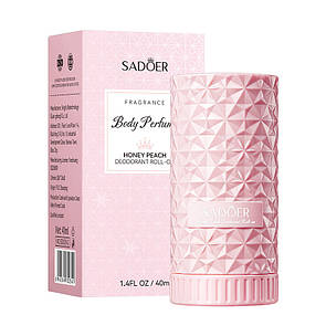 Парфумований кульковий дезодорант Sadoer Honey Peach 40 ml