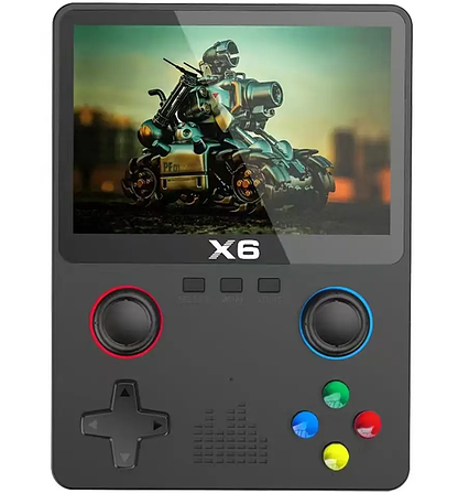 Кишенькова портативна ретроприставка консоль з іграми X6 IPS 3.5 дюйма, фото 1