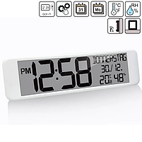 Настільний Годинник Електронний Настінний для дому Technoline WS8120 White (WS8120) Німеччина, фото 3