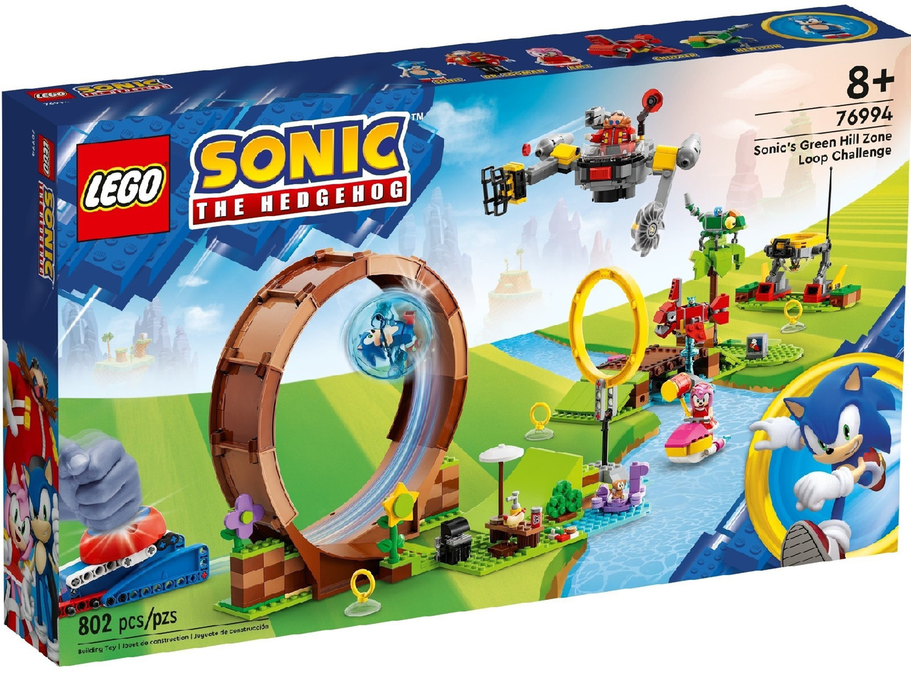 LEGO Конструктор Sonic the Hedgehog Змагання петлі Соніка на зеленому пагорбі