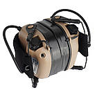 Навушники активні тактичні Earmor M31 PLUS TAN, фото 5
