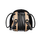 Навушники Активні Earmor M31 PLUS TAN + кріплення Чебурашки на шолом MICH, FAST, ТОР, фото 6