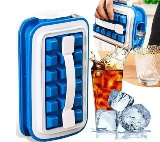 Форма для льоду силіконова  у вигляді пляшки з кришкою на 36 кубиків MM01 Силіконова форма для заморожування