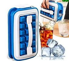 Форма для льоду силіконова  у вигляді пляшки з кришкою на 36 кубиків MM01 Силіконова форма для заморожування