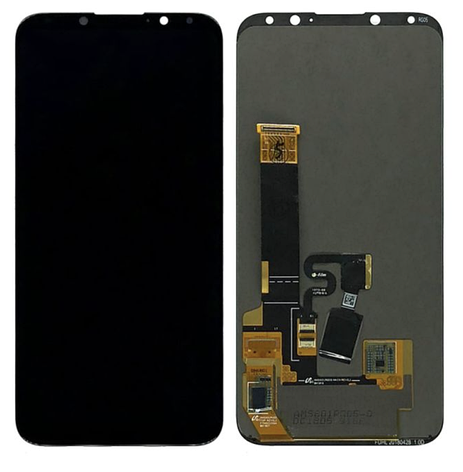 Дисплей (екран) для Meizu 16X + тачскрин, чорний, Amoled, оригінал (54) зі шлейфом сканера відбитків, фото 1