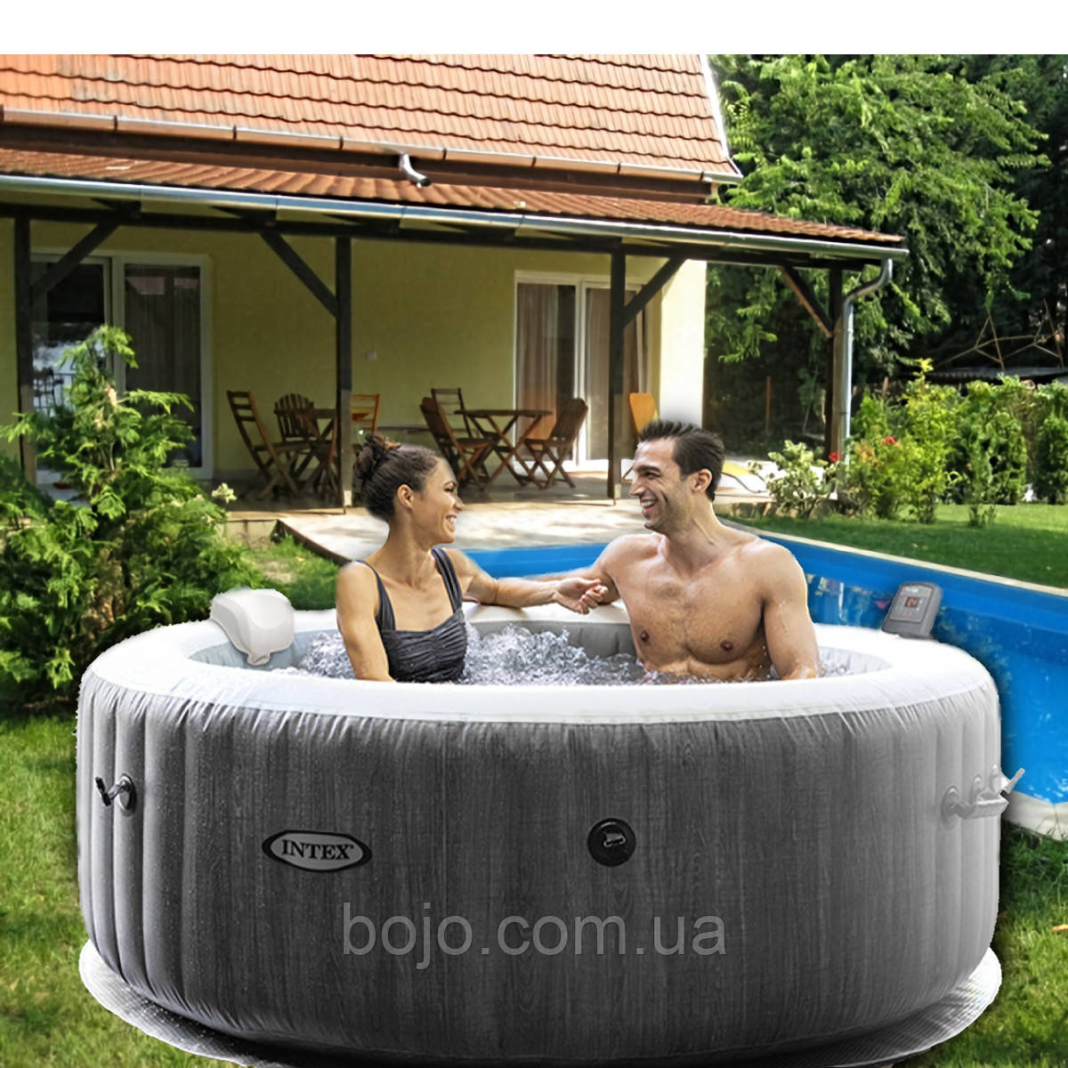 Надувний джакузі - СПА, аеромасаж Intex 28440