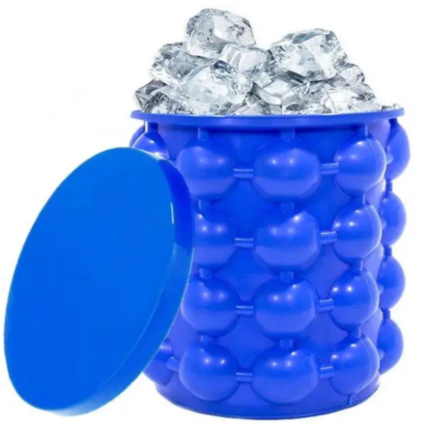 Форма для льоду Ice Cube Maker Genie відро для заморозки льоду силіконове