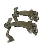 Кріплення адаптер на шолом для навушників Opsmen Earmor M16C Olive (Чебурашки), фото 6