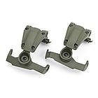 Кріплення на каску для Howard Impact Sport/Bolt/Pro + запасні скоби, Green, фото 2