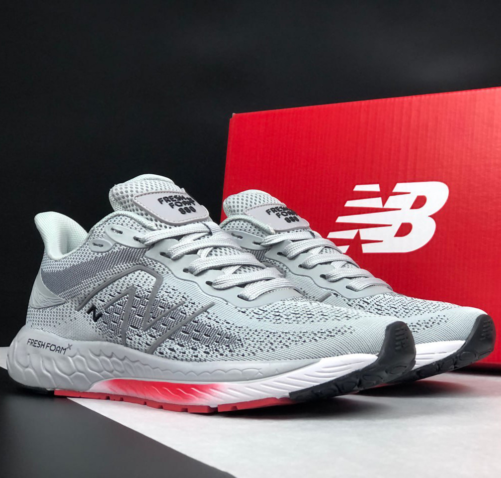 Чоловічі кросівки New Balance Fresh Foam молодіжні текстильні сірі