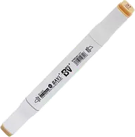 Маркер для малювання, скетч-маркер двосторонній (1мм/5мм, темно-жовтий) Bavi BV-820 №31 Dark Yellow