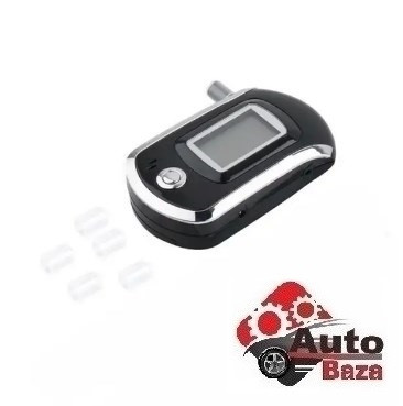 Кишеньковий професійний цифровий алкотестер з датчиком і LCD дисплеєм AT6000 і 5 змінних мундштуків алкотестер на батарейках
