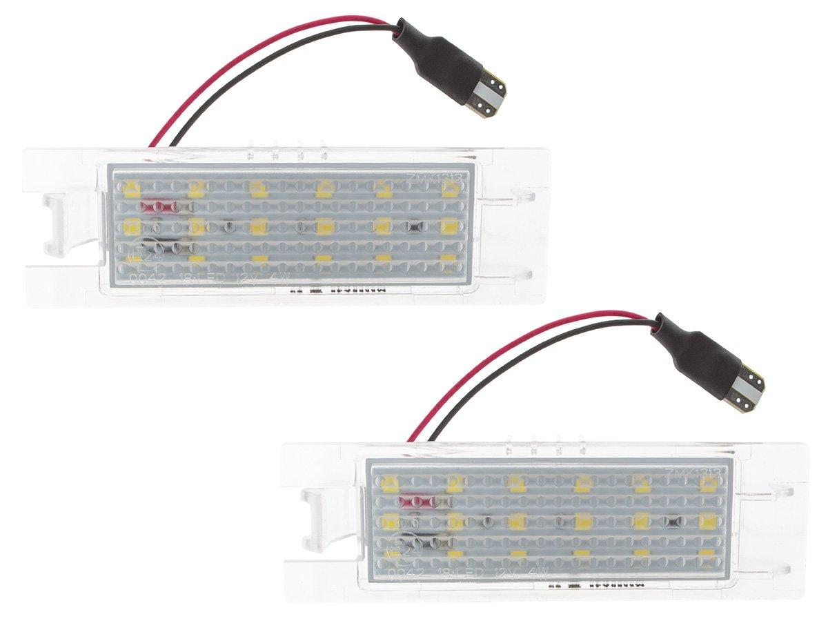 Opel Zafira B (05-11) LED підсвітка номерного знака пара (2 шт), Опель Зафіра Б