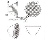TIR лінза 19.5мм 90 градусів (для convoy H4), фото 2