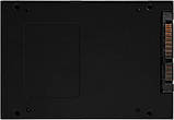 Накопичувач SSD 256GB Kingston KC600 2.5" SATAIII 3D TLC (SKC600/256G) 2.5" DS, фото 3