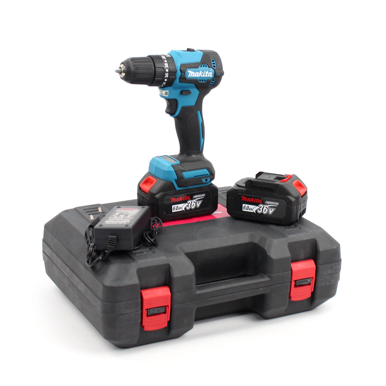Ударний безщітковий шуруповерт Makita DWT485 (36V, 6AH) Китай. Акумуляторний дриль-шуруповерт із ударом Макіта