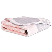 Плед дитячий 90х120 см бавовна PAPAELLA натуральна бавовна теплий ніжний в ліжечко коляску киця 4647841