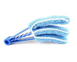 Щітка для чищення жалюзі, радіаторів Clean Blinds Fast Блакитна, щітка для миття горизонтальних жалюзі (ST)