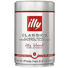 Кава в зернах Illy Classico 250г ж/б , 6шт/ящ , Італія
