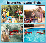 Водяний автомат на акумуляторі Електричний Weal maker велика ємність Поглинає воду Червоний, фото 5