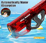 Водяний автомат на акумуляторі Електричний Weal maker велика ємність Поглинає воду Червоний, фото 2
