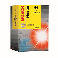 Автомобильная лампа Bosch Plus 30 H4 12V 60/55W (1987302042)