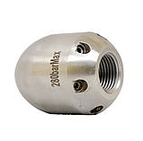 Каналопромивна насадка (форсунка) N-2102 (280 бар М22) пробивна насадка, фото 3