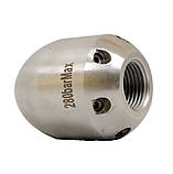 Каналопромивна насадка (форсунка) N-2102 (280 бар М22) пробивна насадка, фото 10