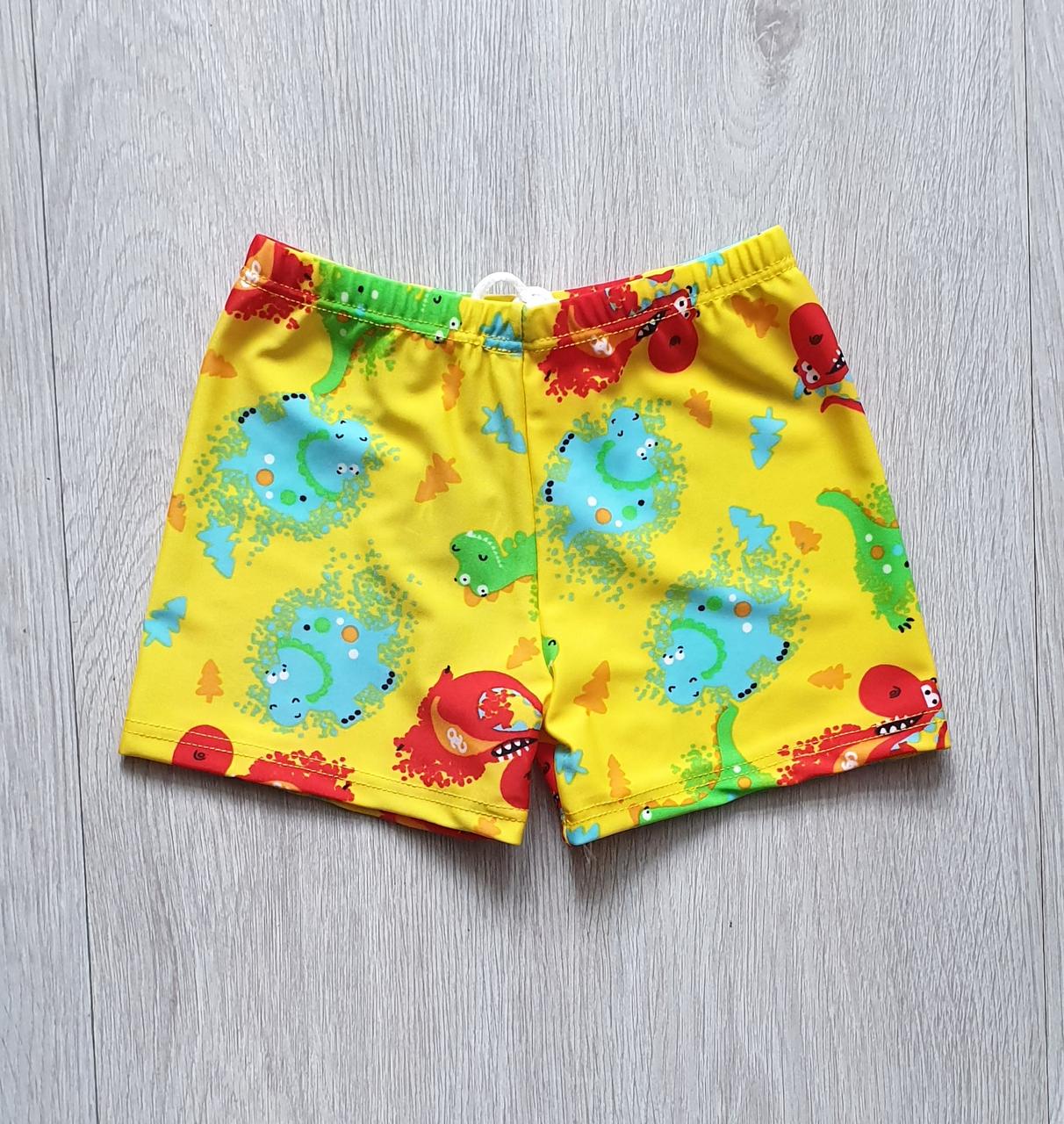 Купальні боксери для хлопчиків із морським принтом, S-L раз, фото 1