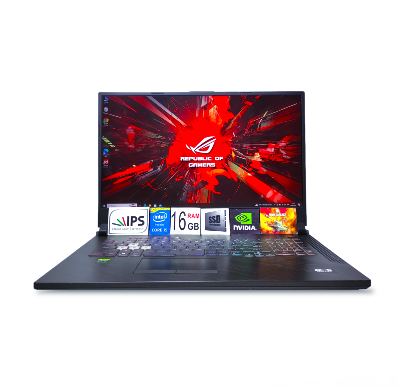 Ігровий ноутбук Asus Rog Strix 17.3 FHD IPS 240Hz Core i5-9300H 16GB DDR4 SSD 480GB Nvidia RTX 2060 6GB