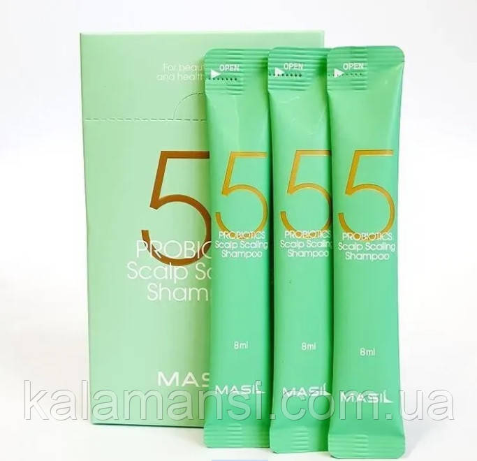 Шампунь з пробіотиками Masil 5 Probiotics Scalp Scaling Shampoo 8 ml (31.05.2024 г)