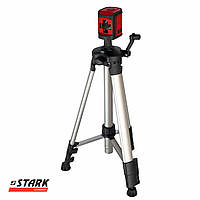 Stark LL-202G SET Лазерний нівелір 2 лінії Зелений промінь Робоча довжина 30 м Штатив Кейс