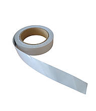 Світловідбивна стрічка самоклейка 2,5 см Біла Срібна 1м