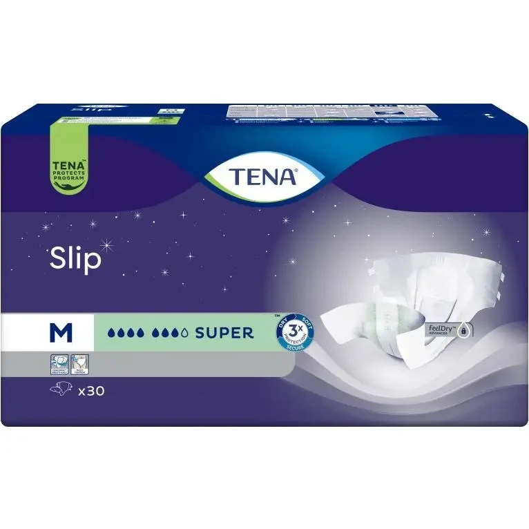 Підгузки для дорослих Tena Slip Super Medium 7 крапель 70-120 см 30 шт