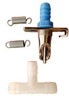 Ніпельна поїлка для кроликів під шланг 8 мм