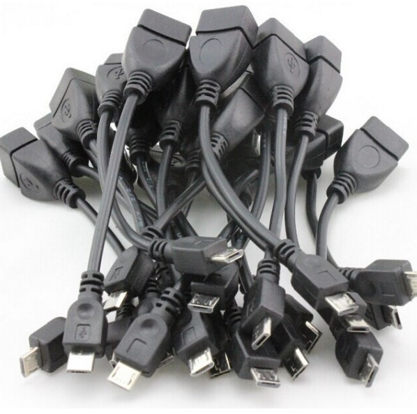 OTG USB micro usb Чорний